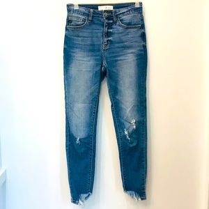 KanCan Skinny Raw Hem Jeans
